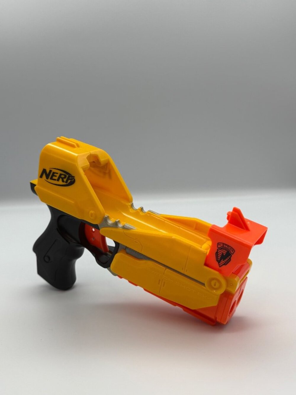 Nintendo Wii Nerf N-Strike Switch Shot EX-3 Controller Dart Blaster Gun Chec Des
